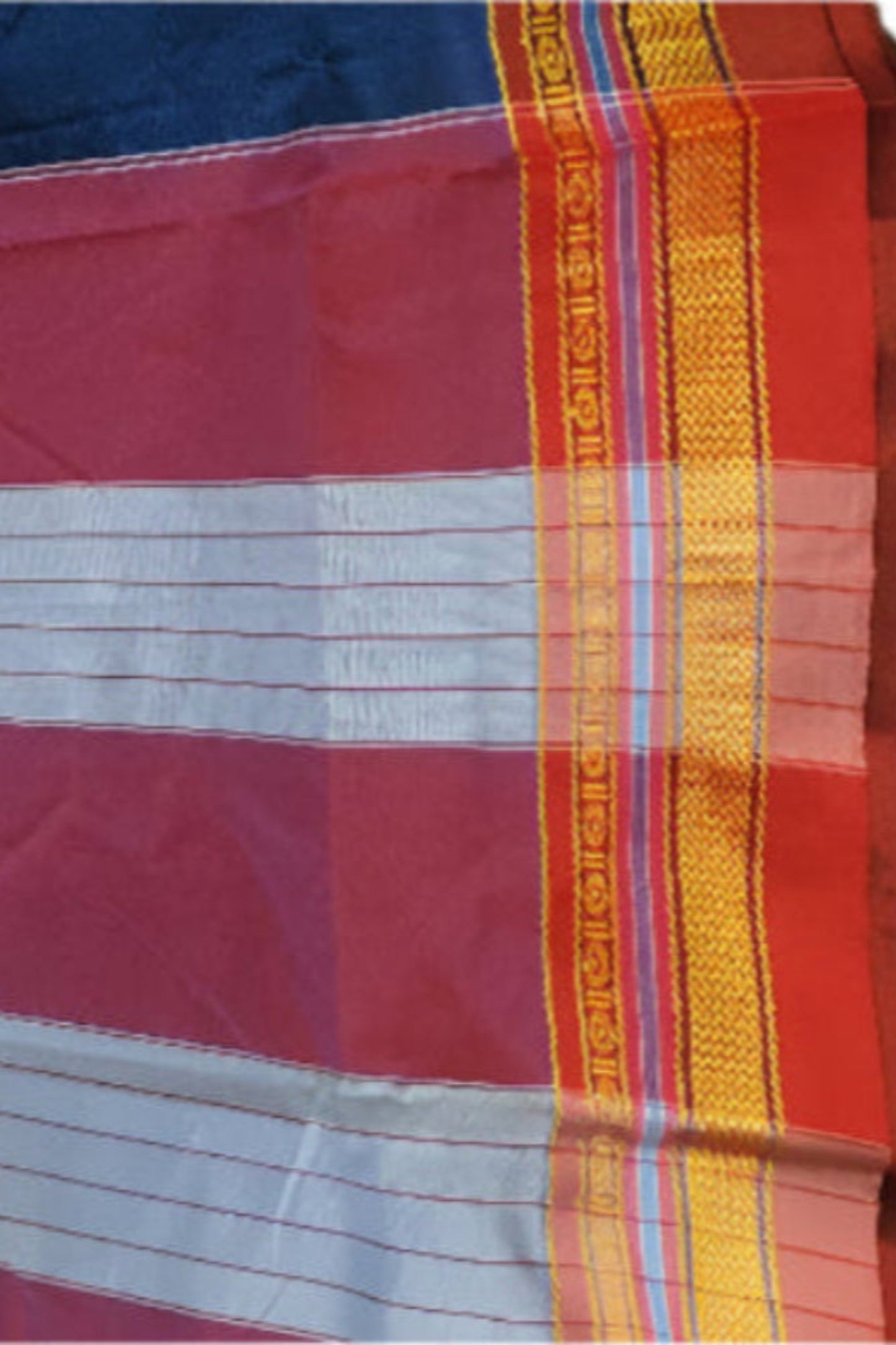 Royal Blue sari Ilkal Cotton saree