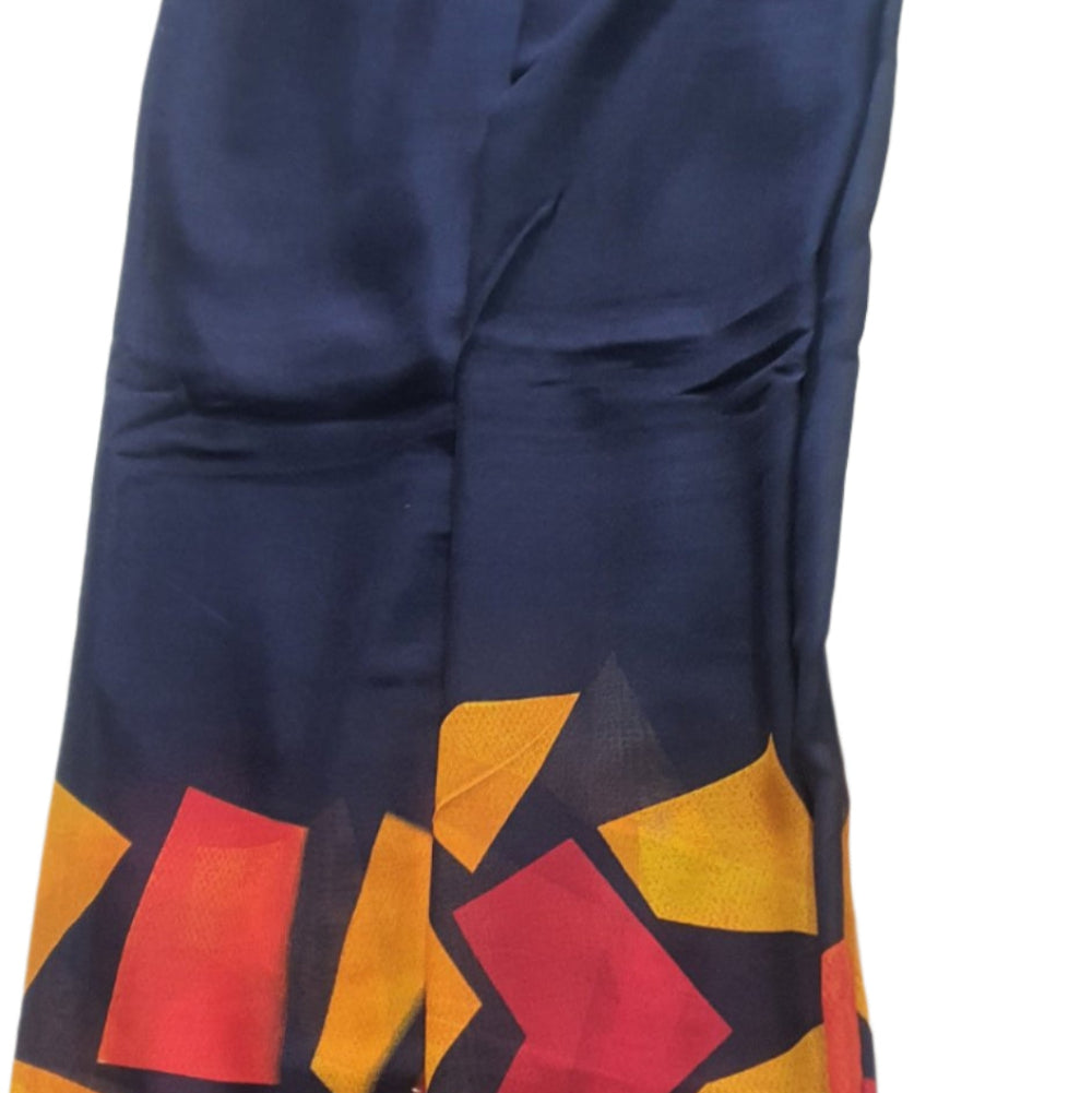 Navy Blue Sari Soft Saree Regular Use Sari