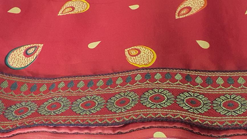 Red Sari Soft Saree