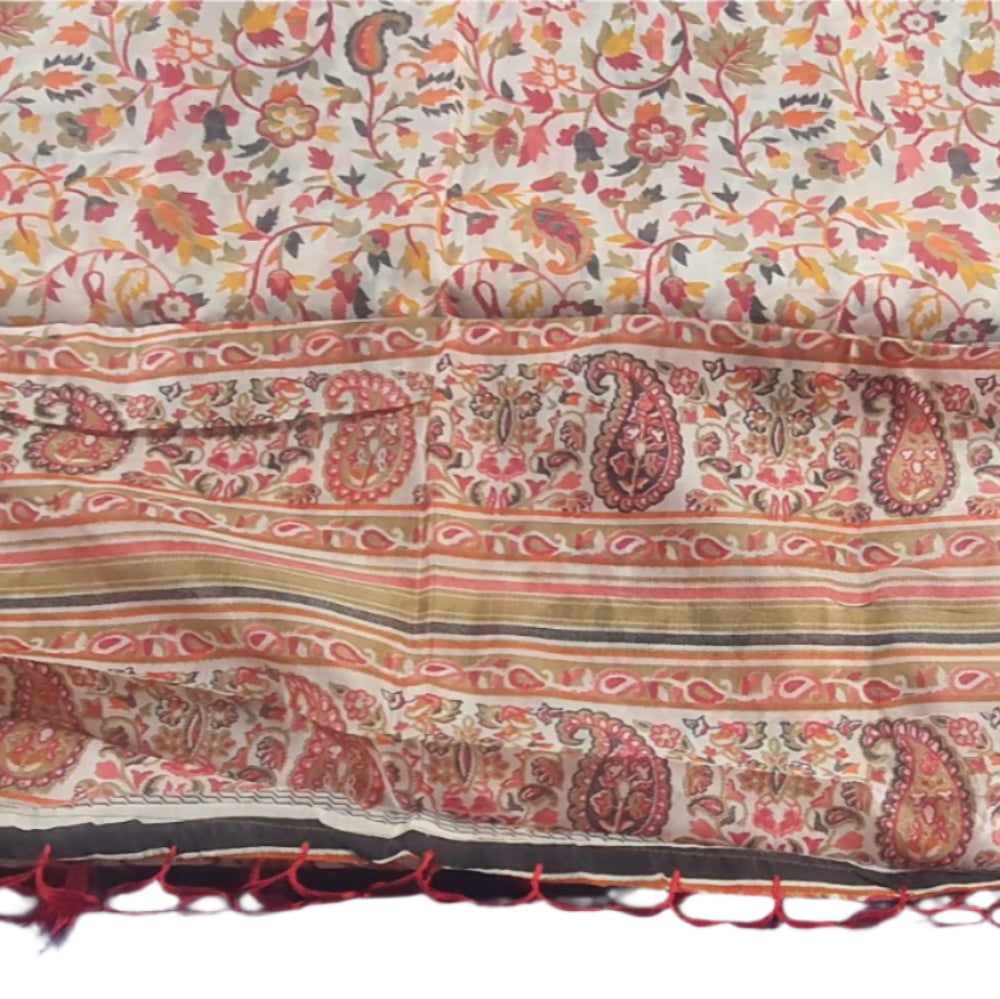Tussar Pashmina print