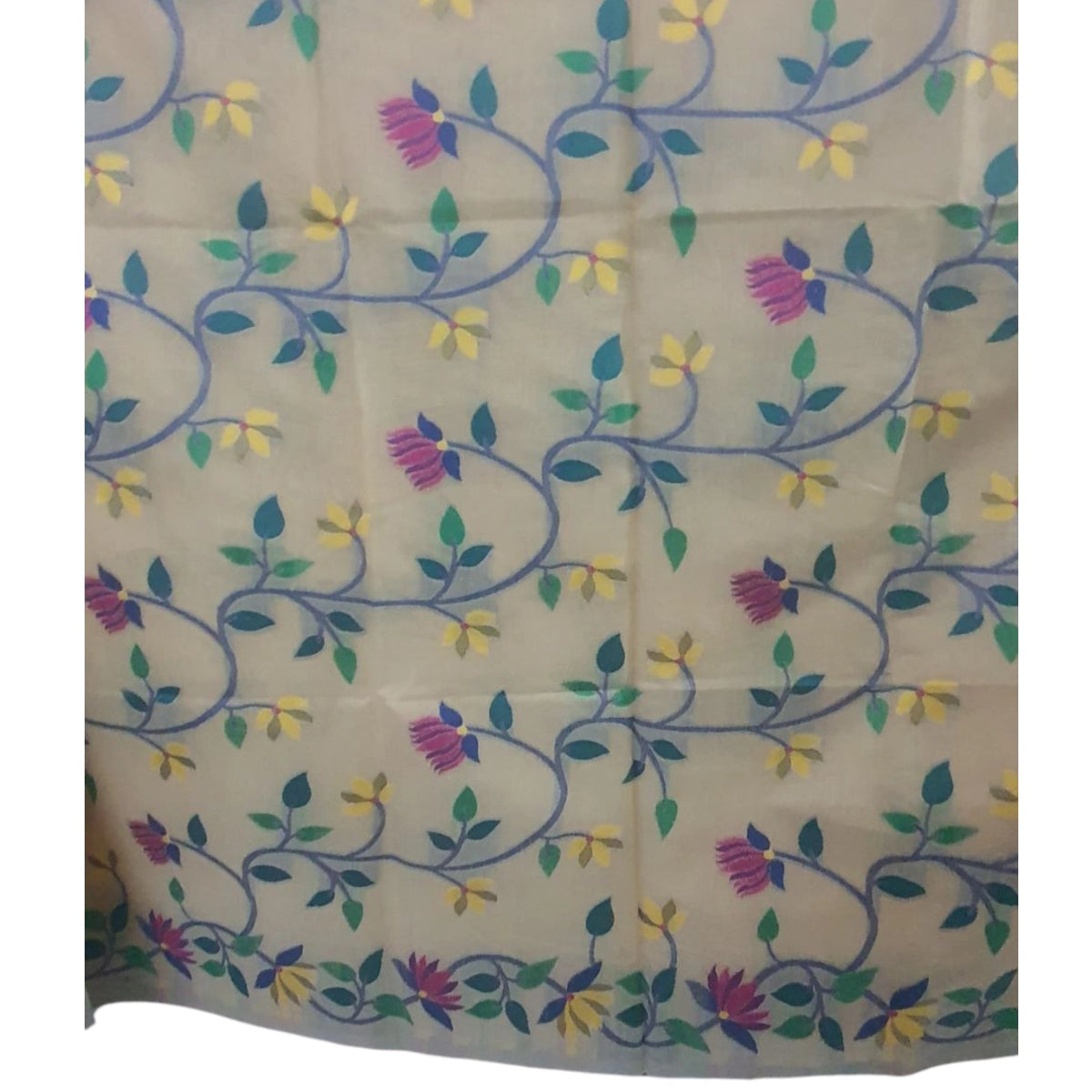 Beige Weaved Cotton