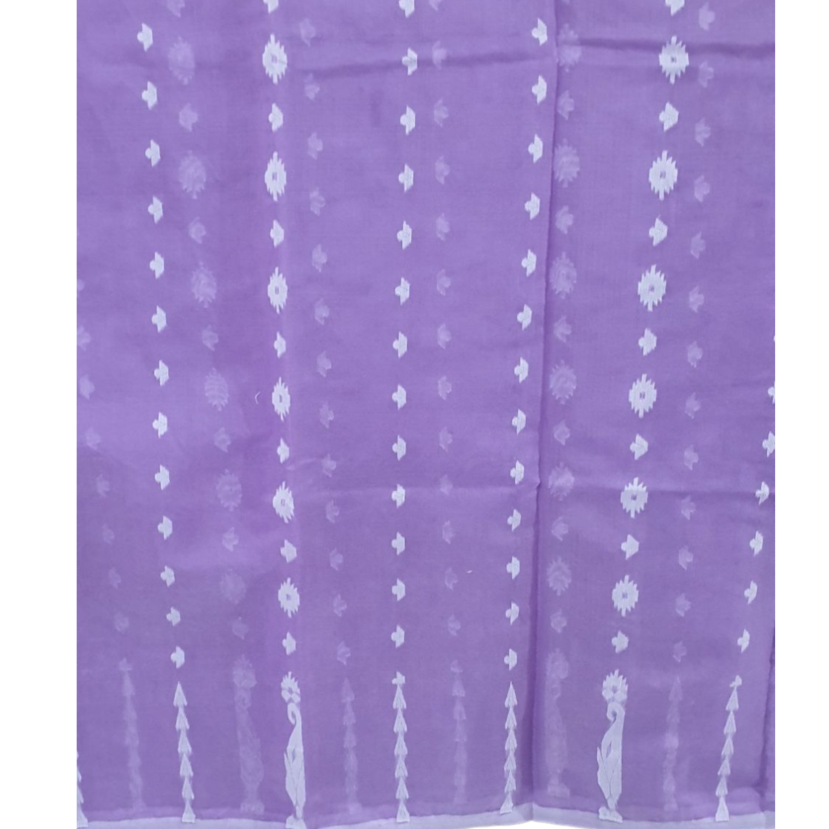 Purple Jamdani Cotton