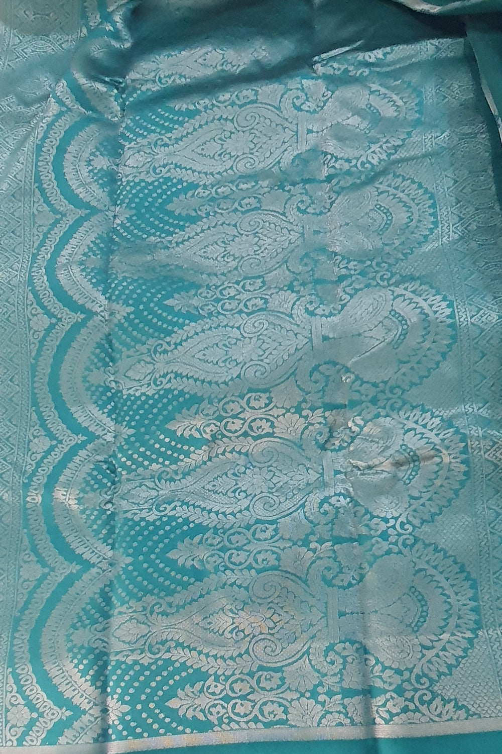 yellow soft silk saree