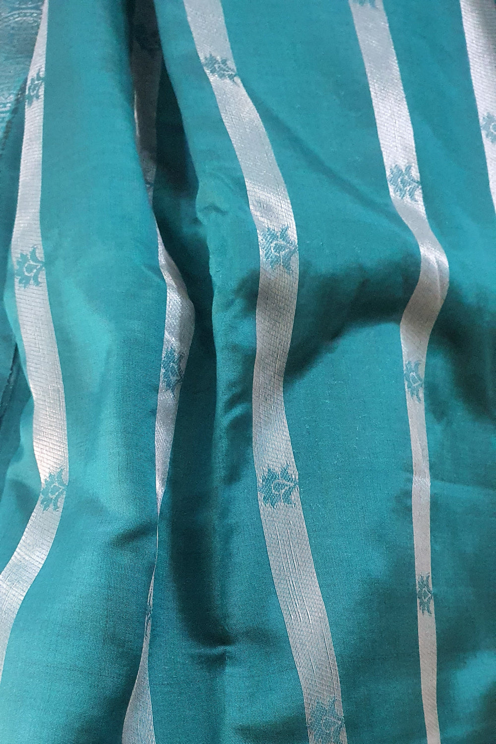 Neon Yellow Strips Soft SIlk