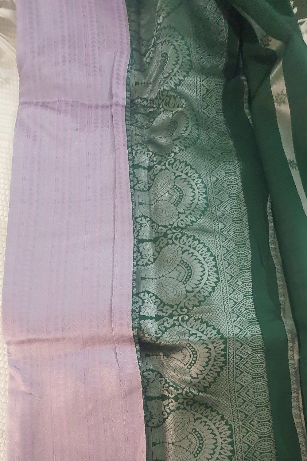 purple soft saree