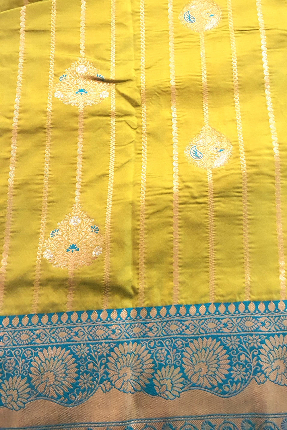 green soft saree