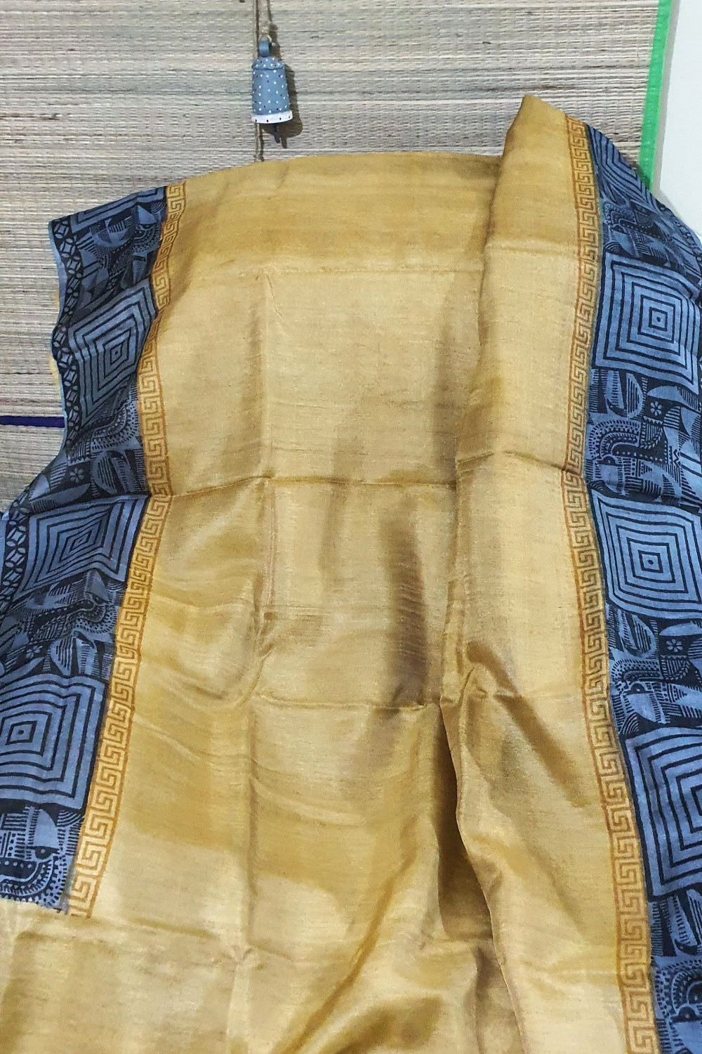 Mustard Tussar Silk