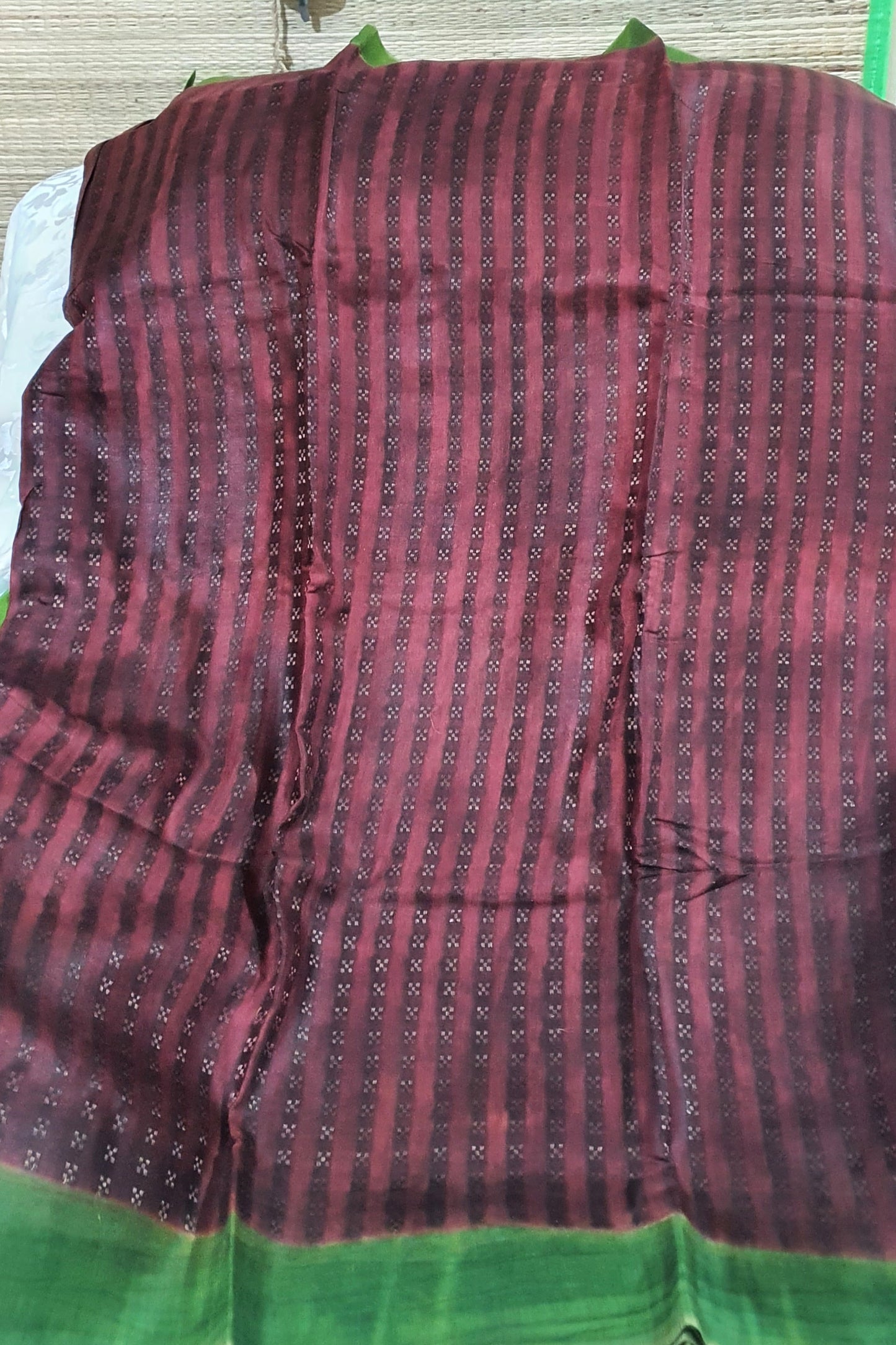 Dark Maroon Bamboo Silk