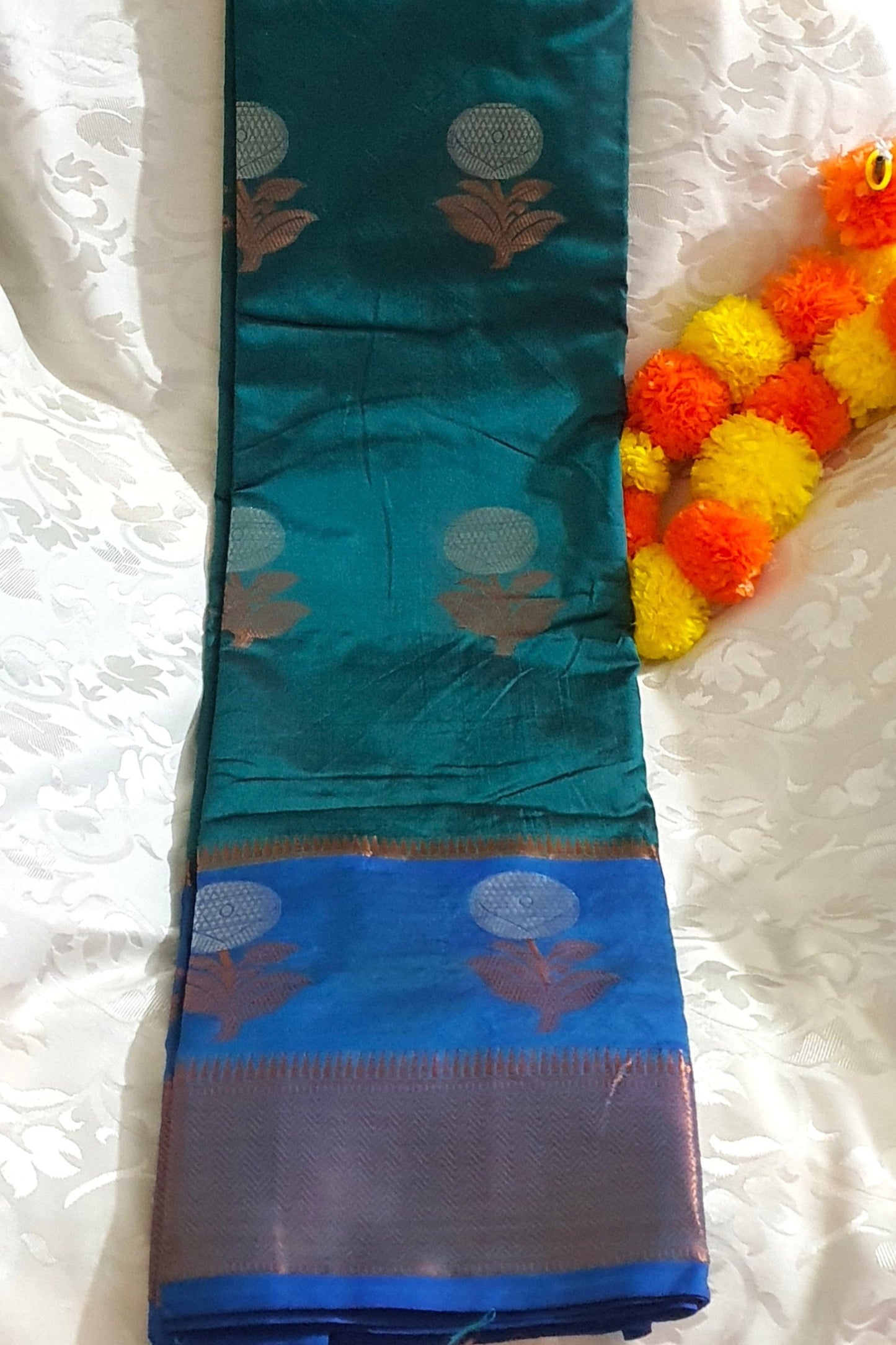 Green Blue Silk