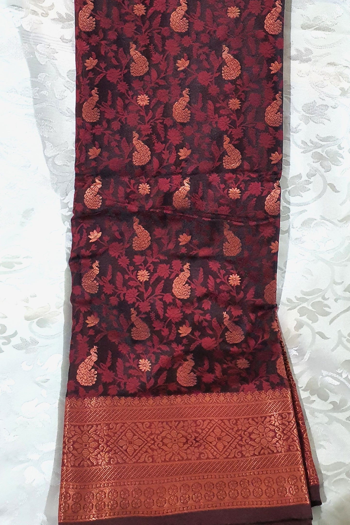 Maroon Soft Silk