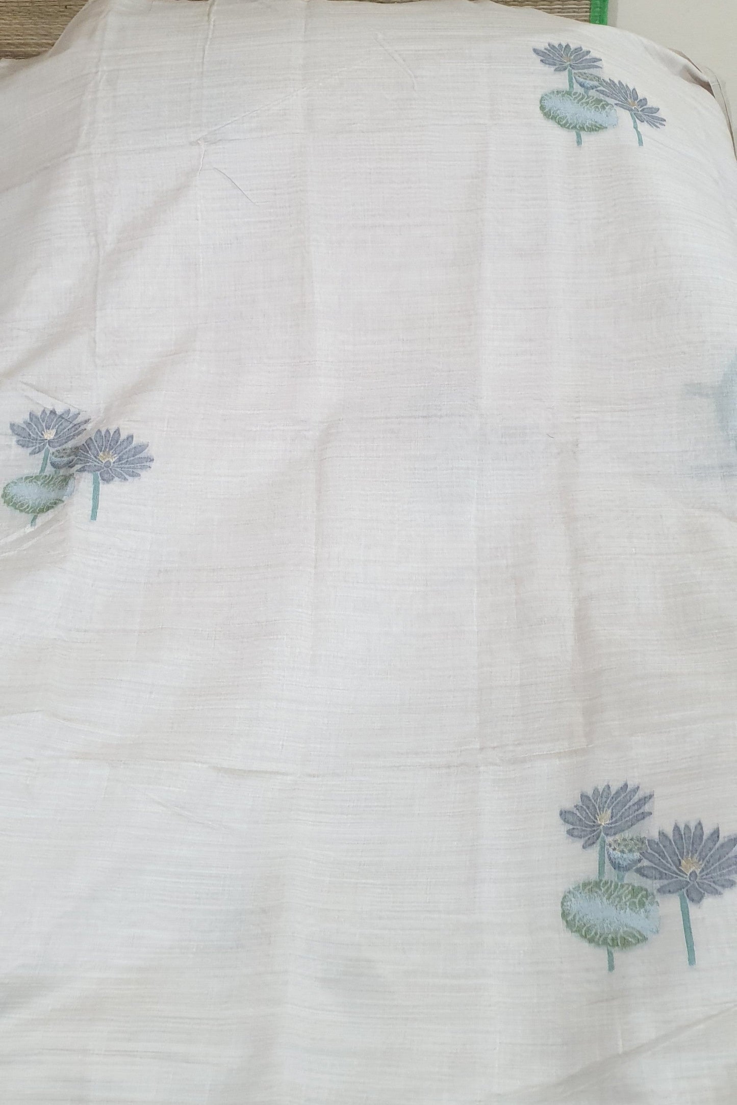 Gray Pure Muslin Silk