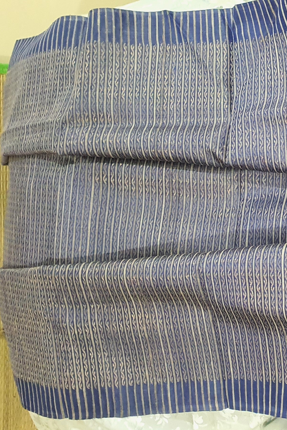 Blue Kosa Silk