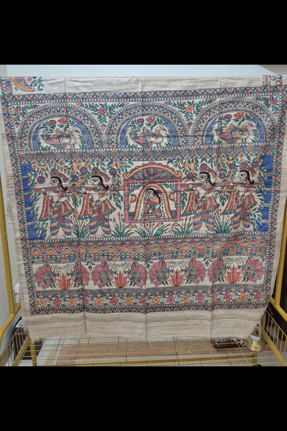 Natural Pure Handloom Tussar Silk Saree