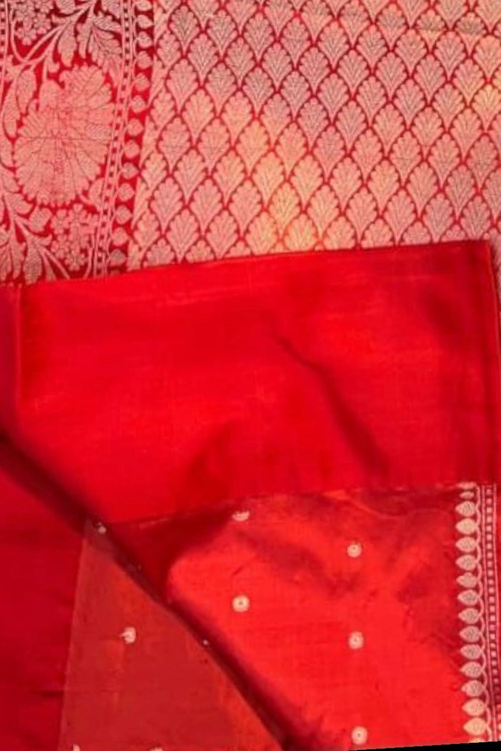 Brown Pure Katan Banarasi