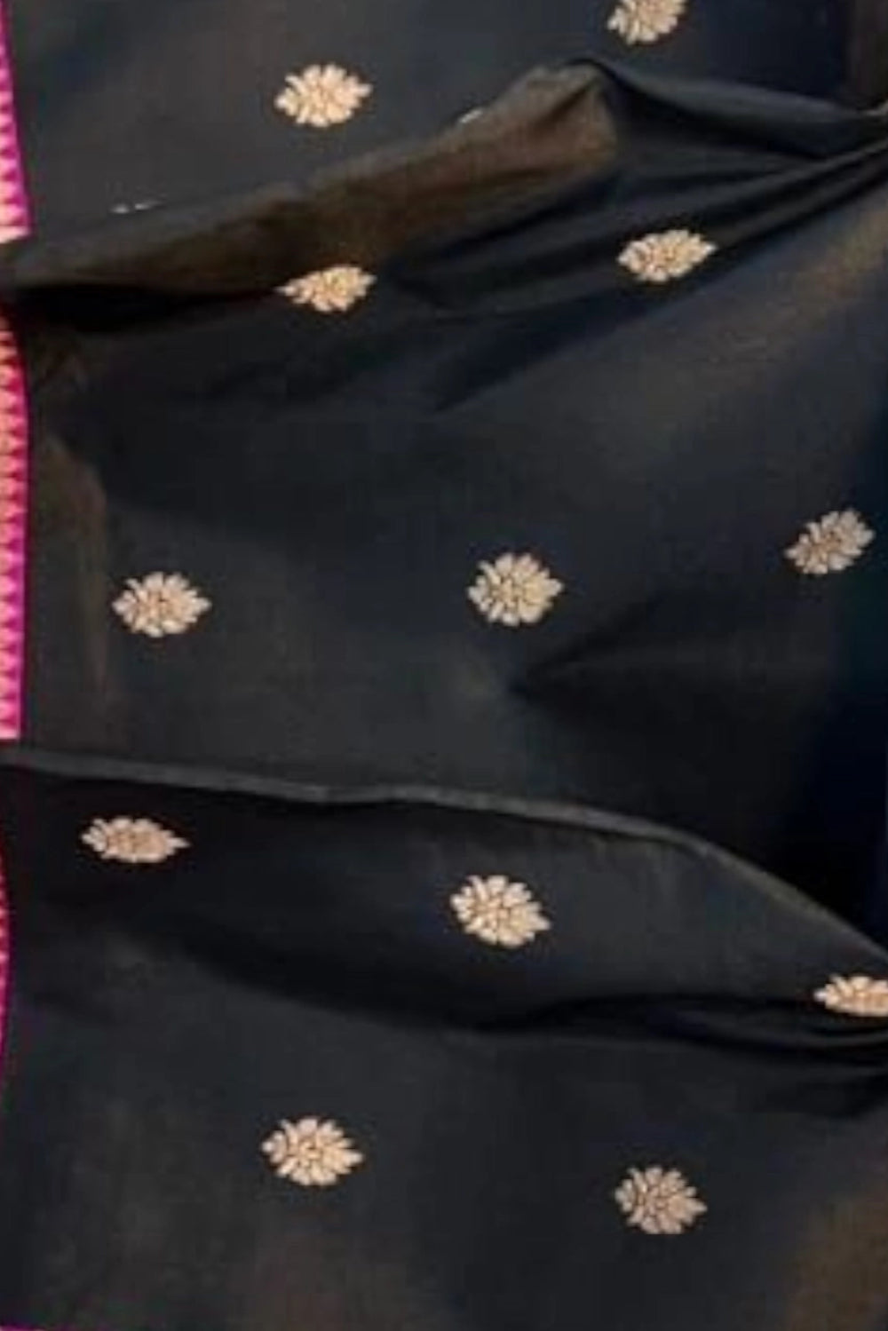 Black Pure Katan Banarasi