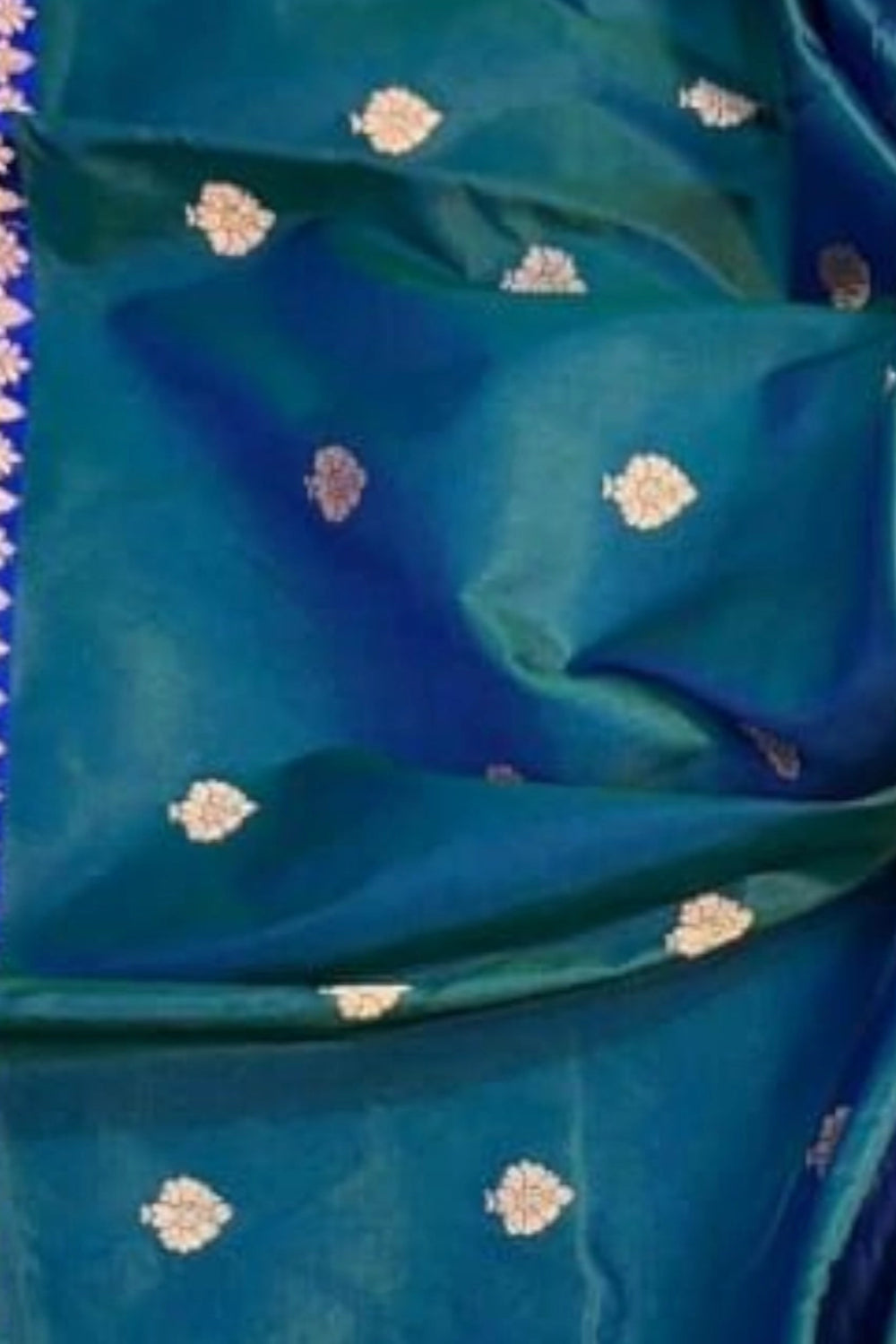 Green Pure Katan Banarasi