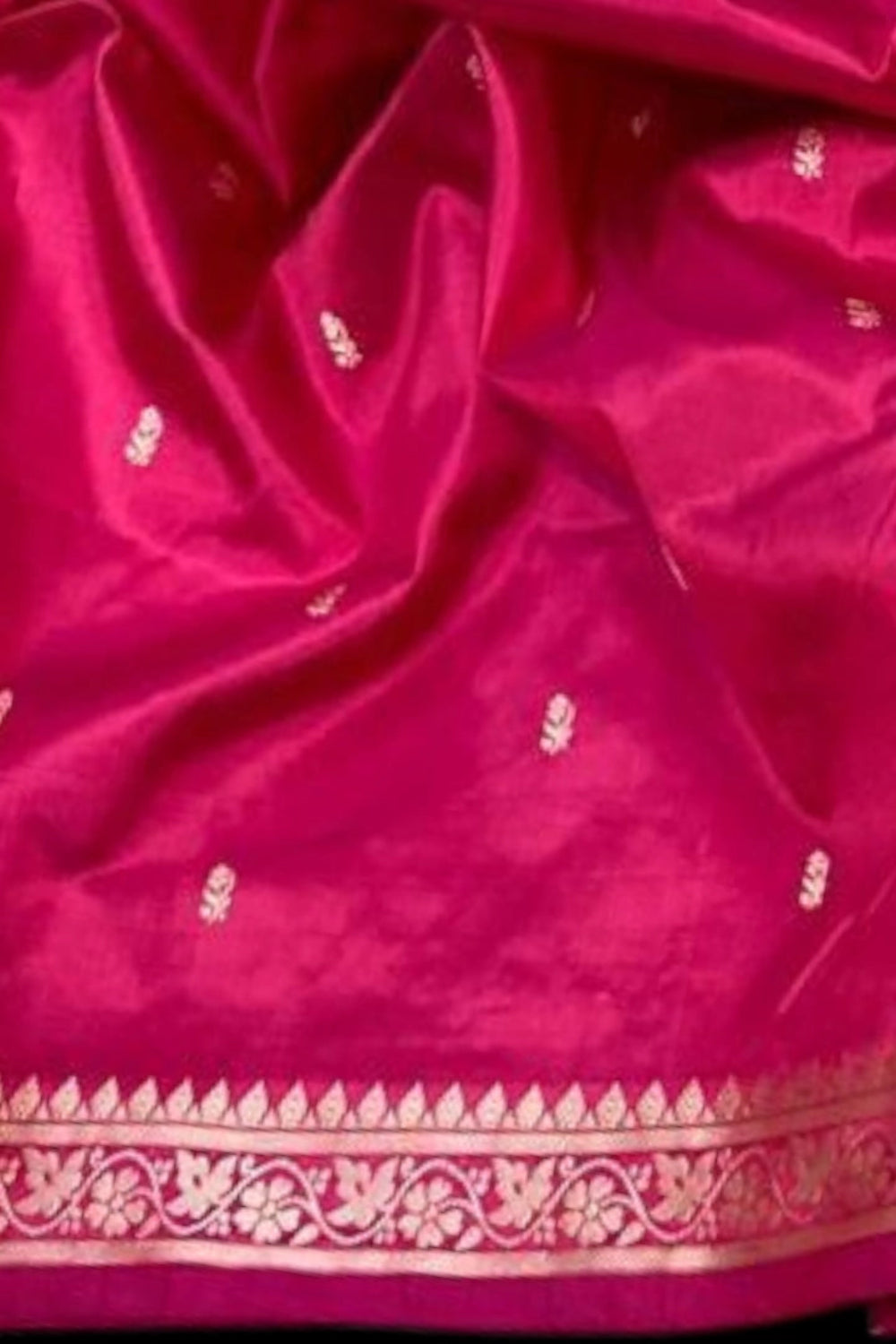 MaroonRed Pure Banarasi Silk