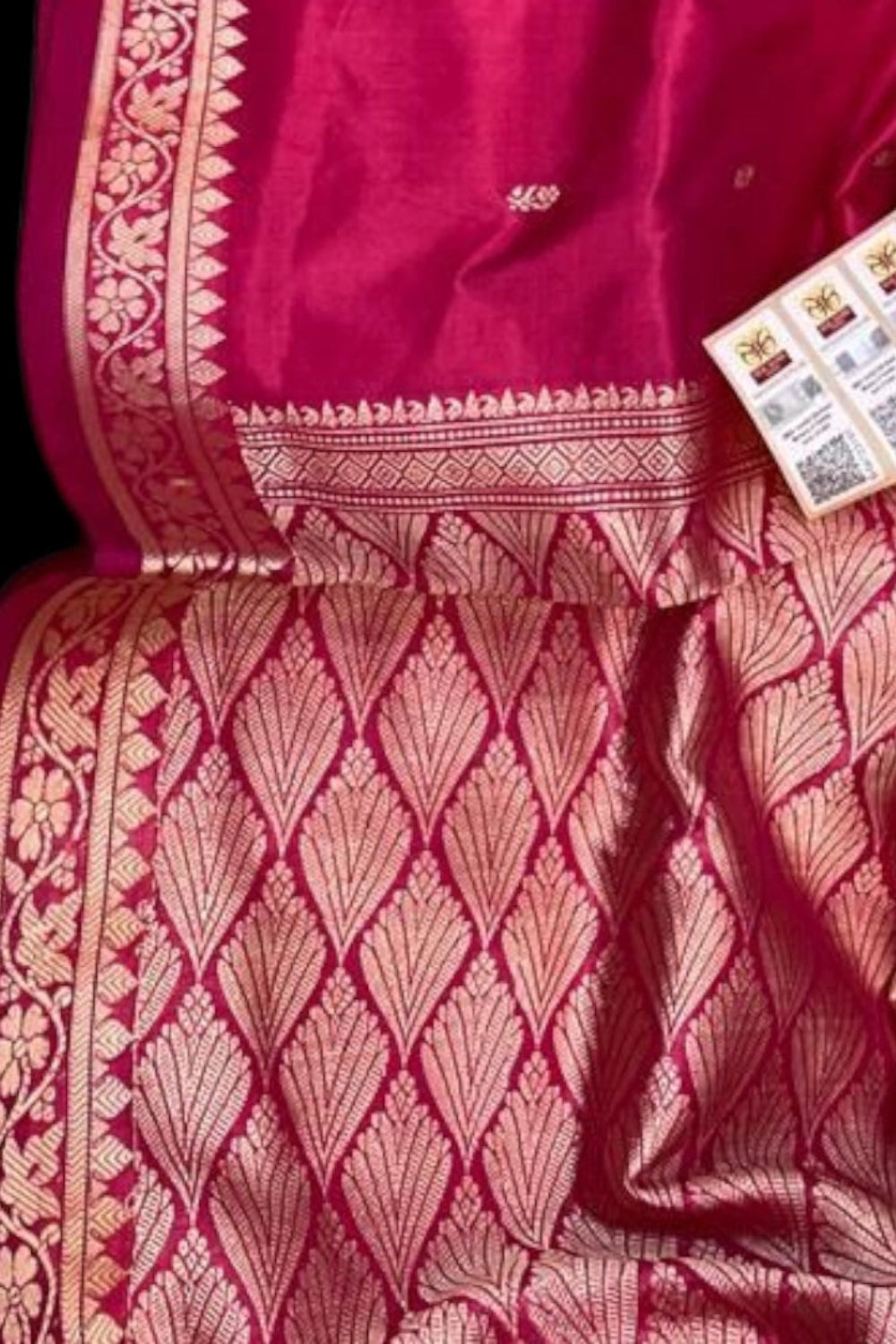 Maroon Red Pure Banarasi