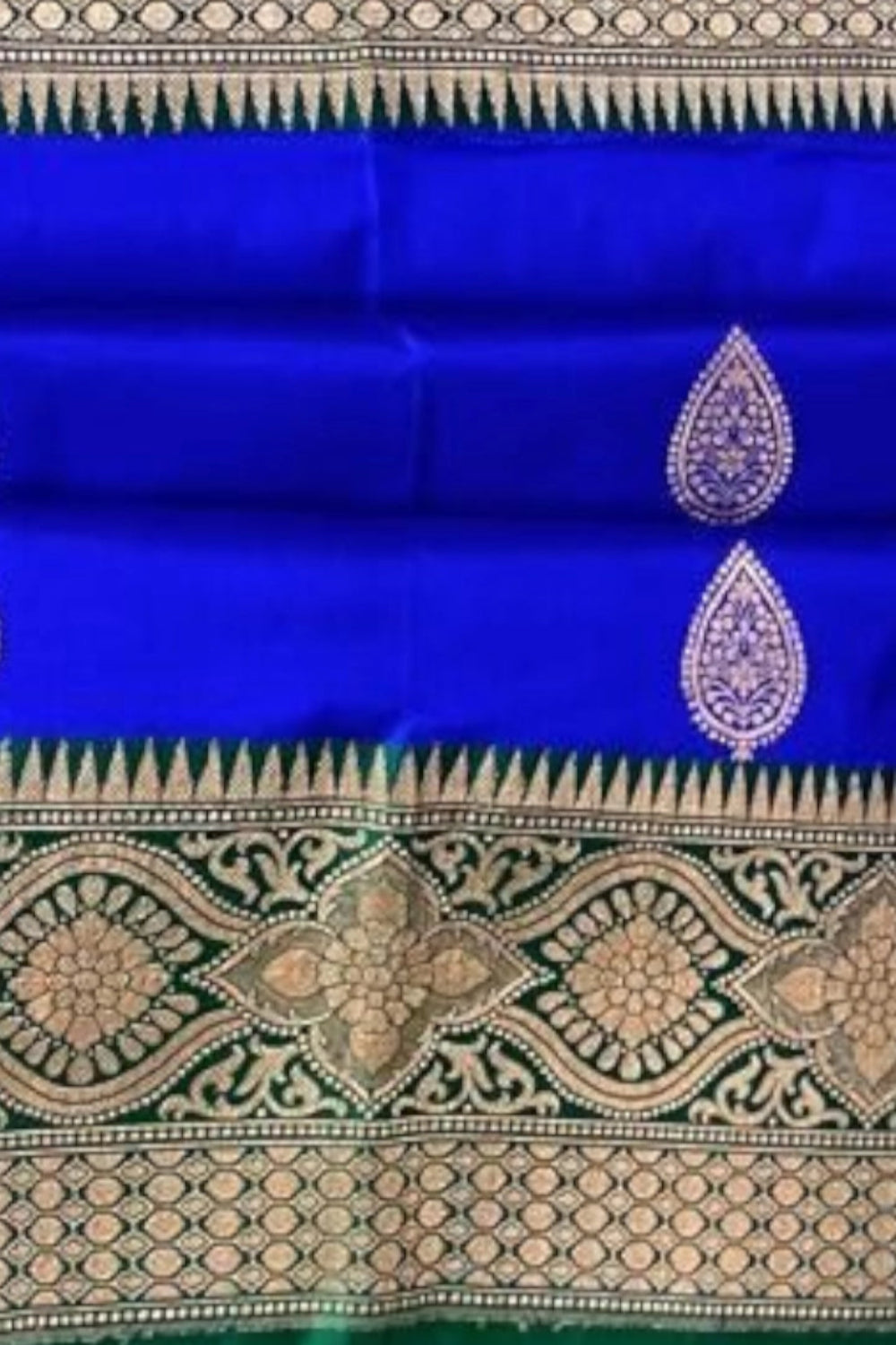 Nila Pure Handloom Katan Banarasi