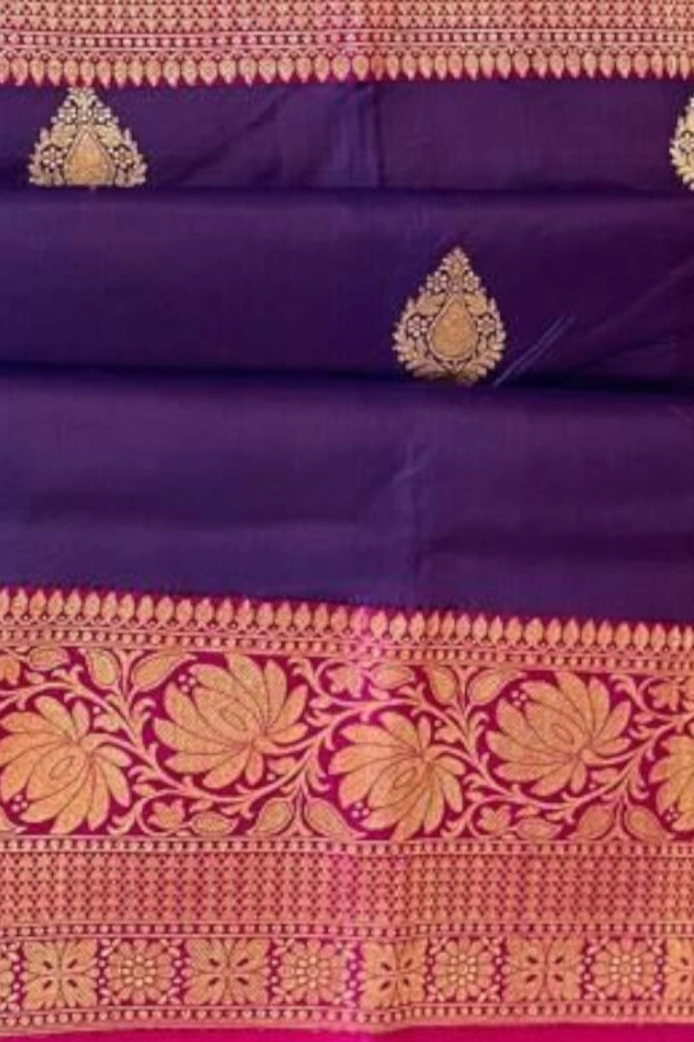 Begani Pure Handloom Katan Banarasi