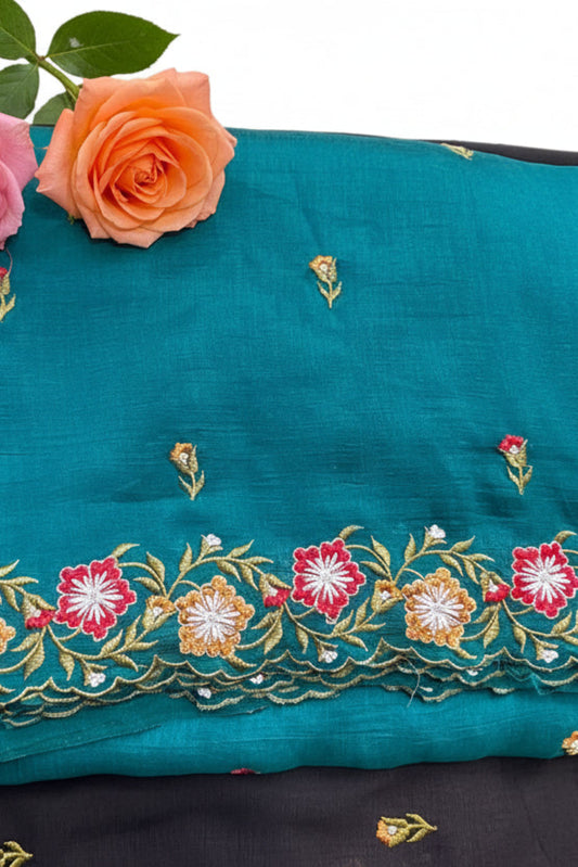 Heena Gehani Parsi work C Pallu fancy Saree