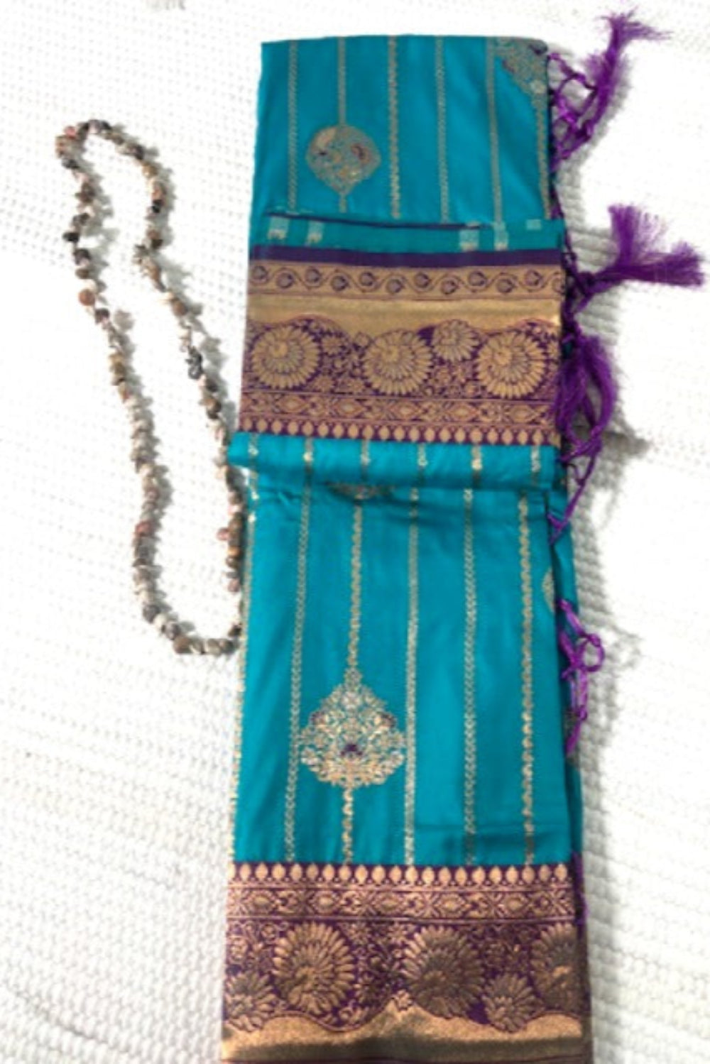 Blue oft Silk saree
