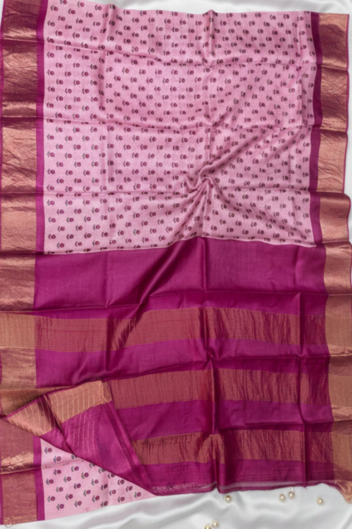 pure handloom tussar saree