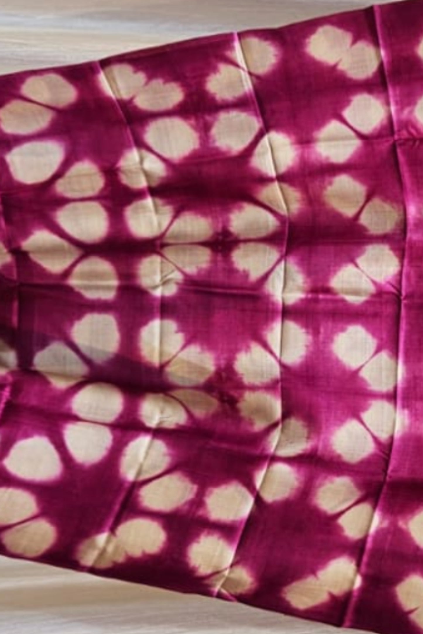 fusion_saree_of_shibori_kalamkari