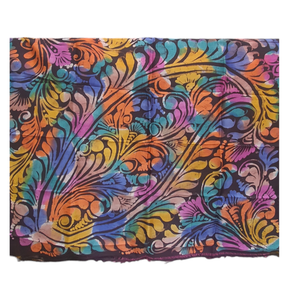 Pink Pure Silk Saree hand painted sari