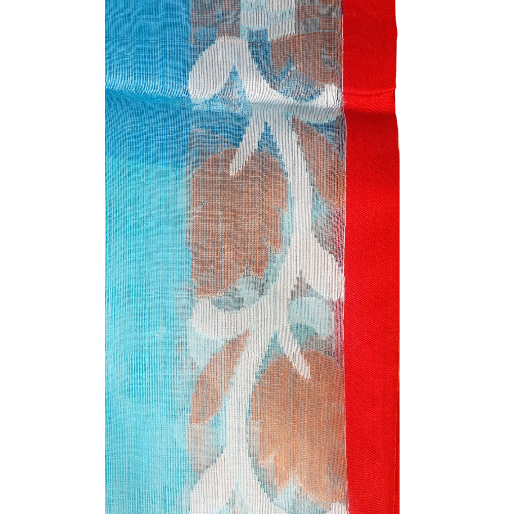 Firoza Sari Pure Muslin Silk Saree Pure silk Saree