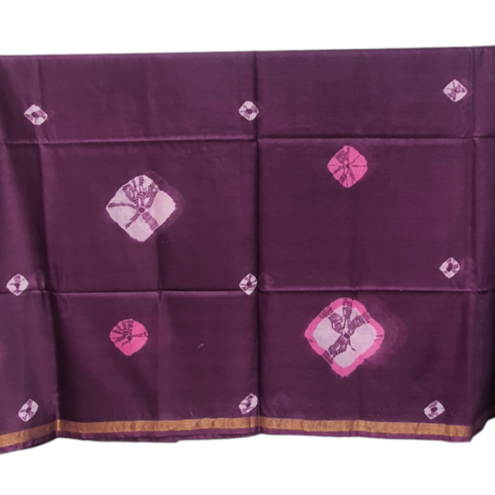 Violet Saree Pure SIlk Saree