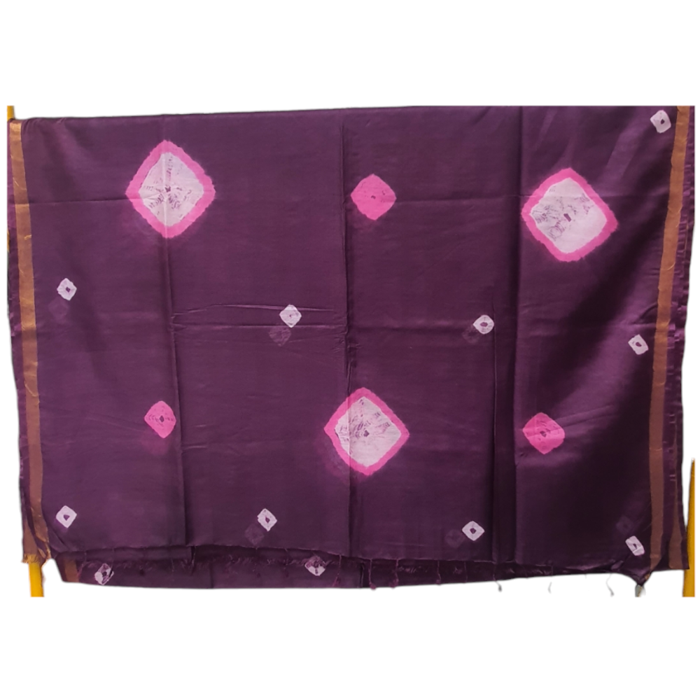 Violet Saree Pure SIlk Saree