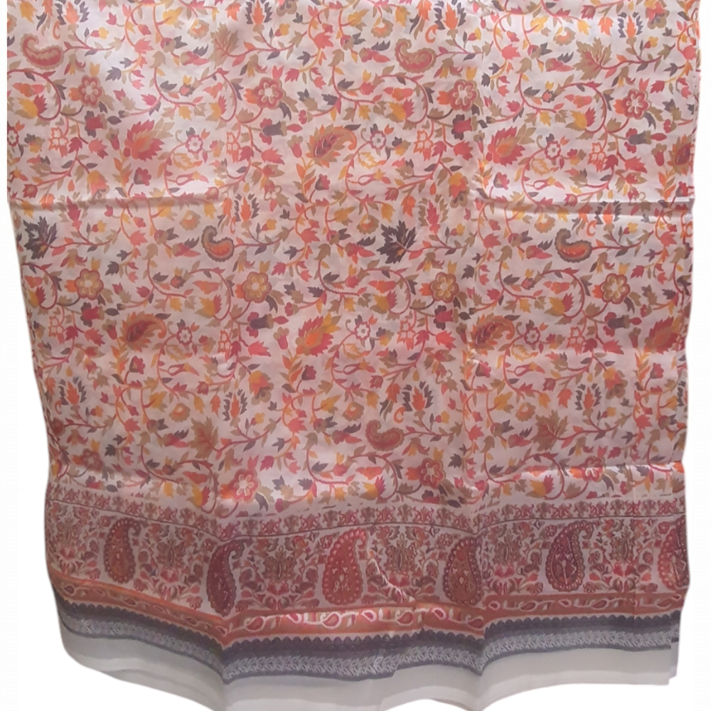 Tussar Pashmina print