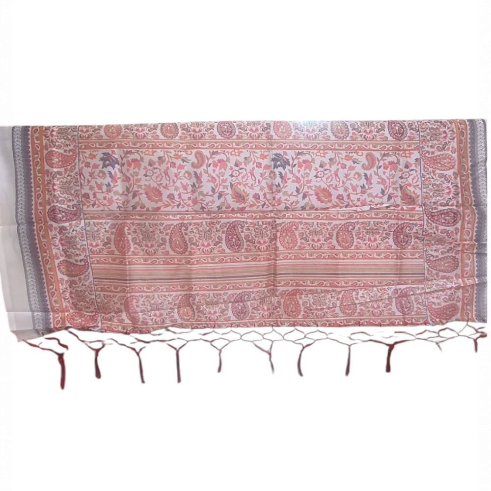Tussar Pashmina print