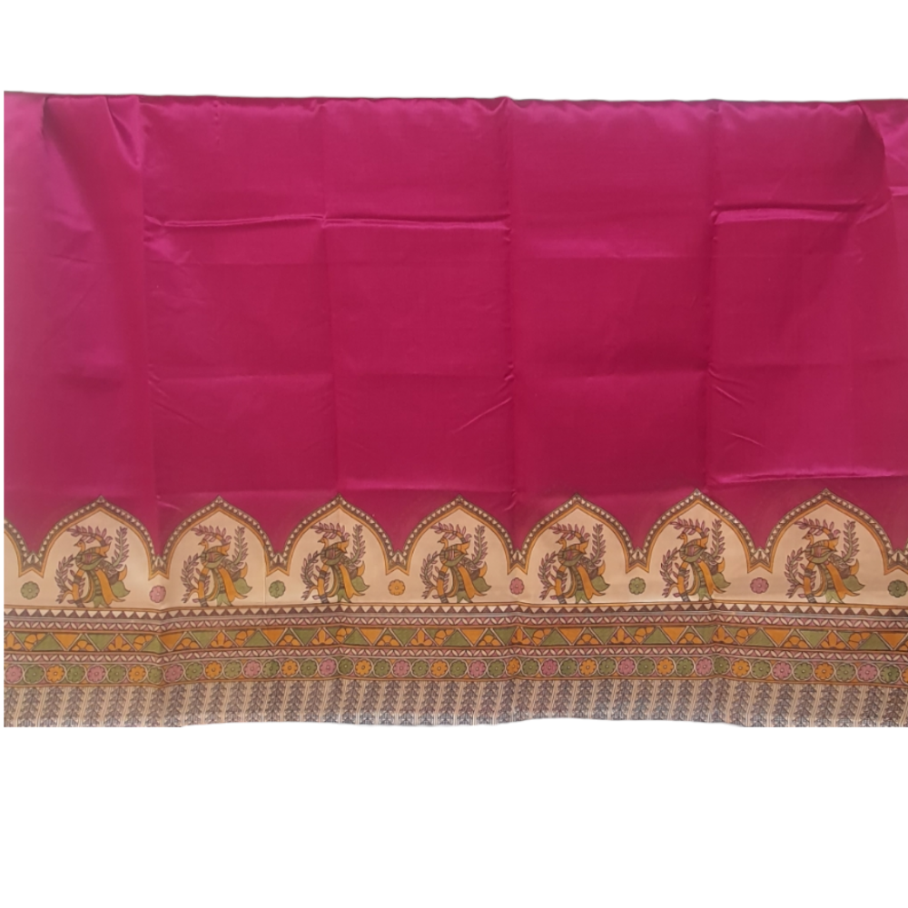 Rani semi tussar saree