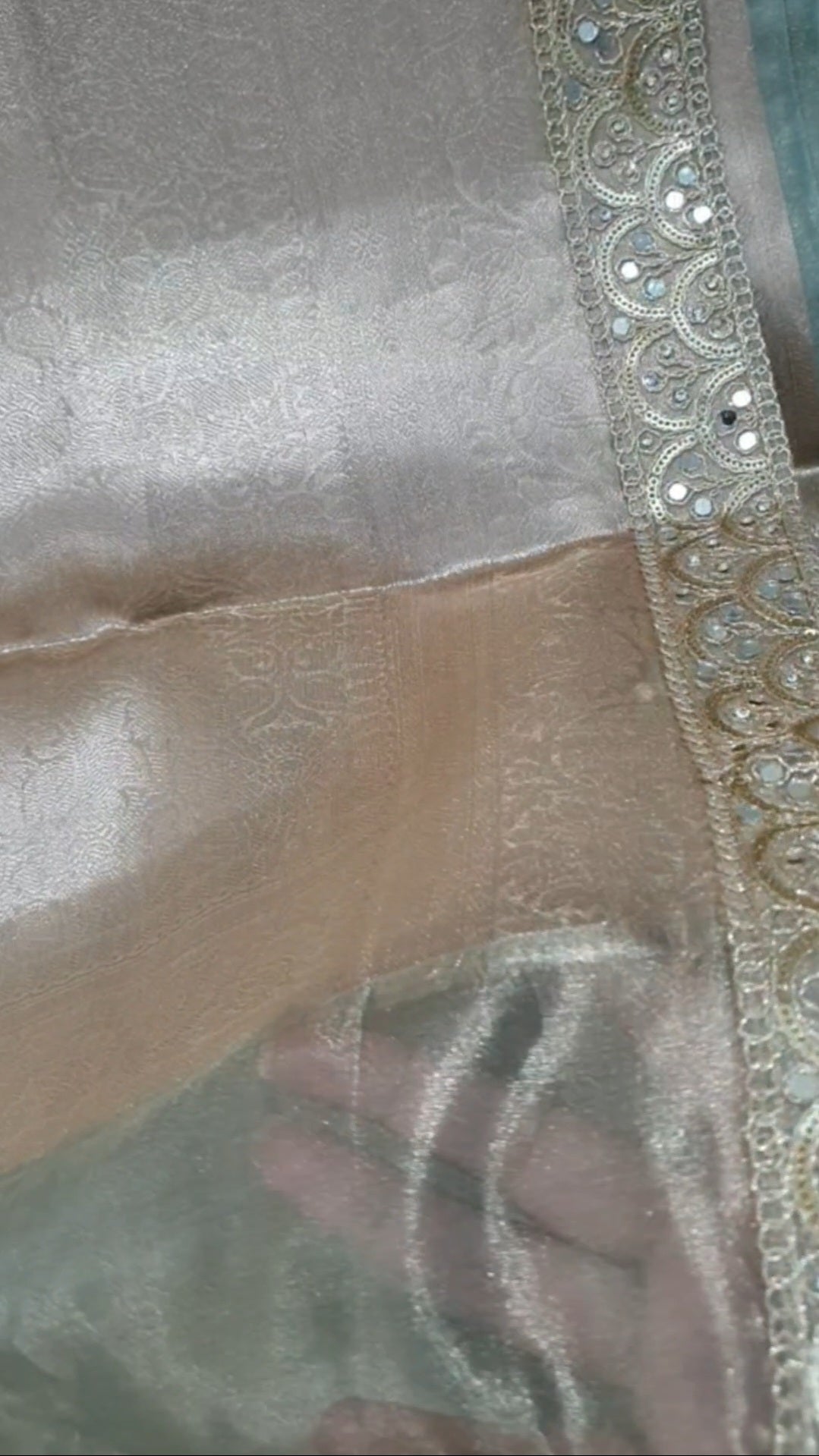 Pure Tissue Banarasi Light Mint Green saree