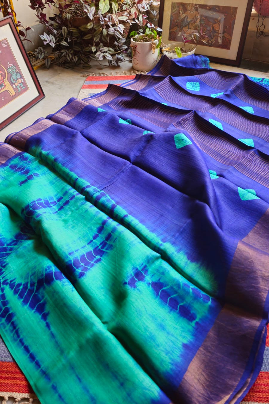 Pure handloom tussar silk saree TS12