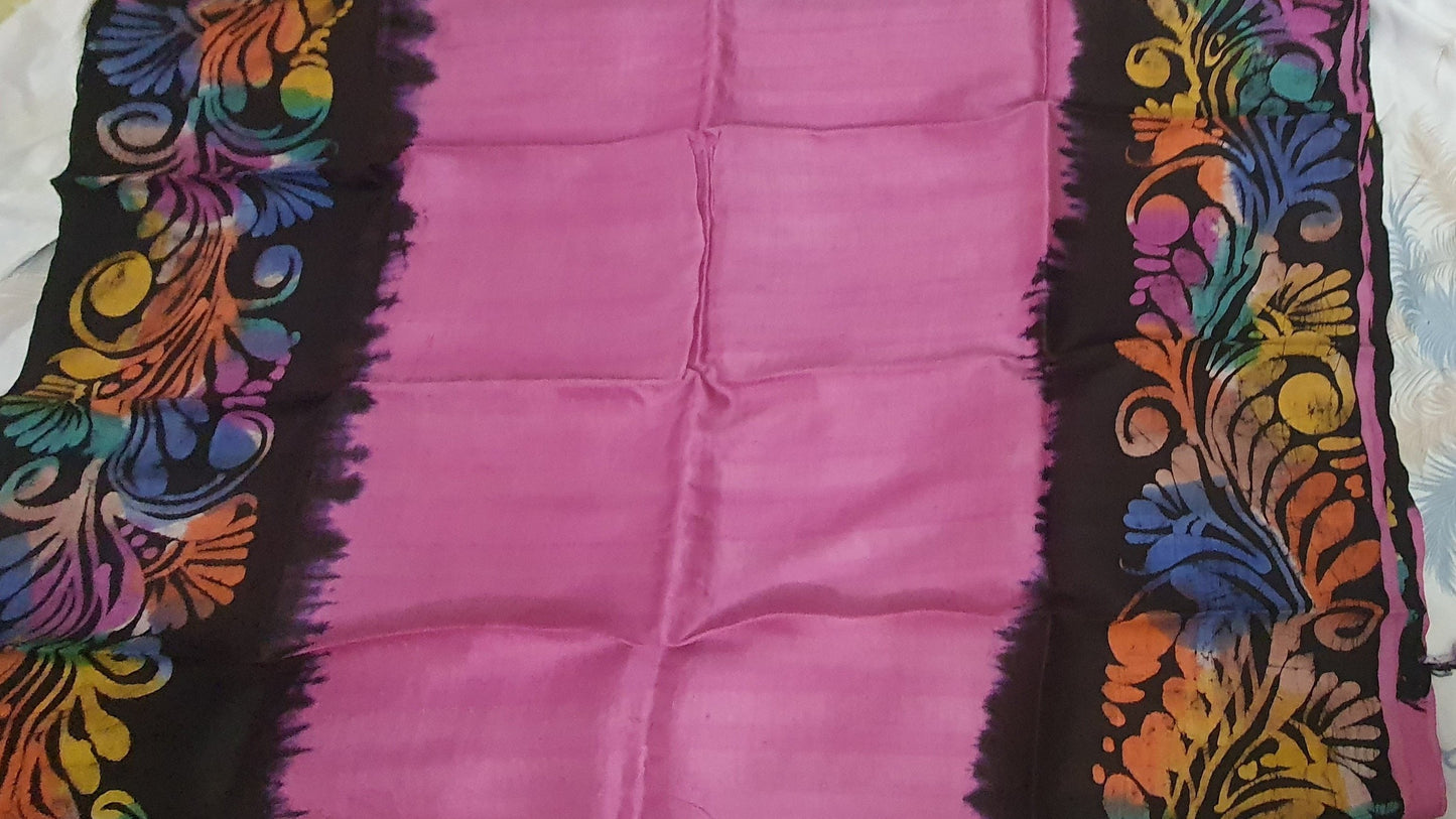 Pink Sari Pure Silk Saree