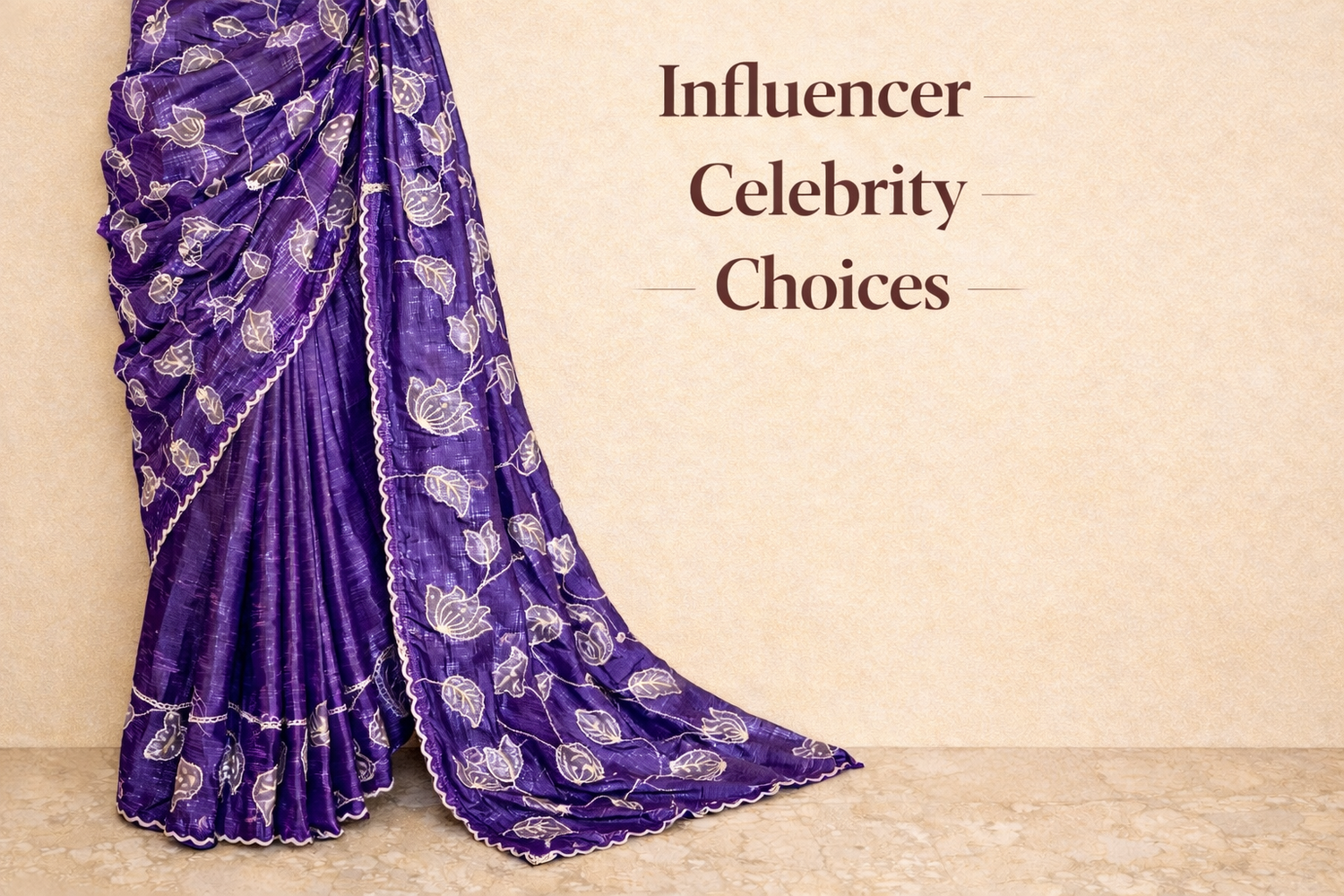 Influencers Celebrity Saree Choices