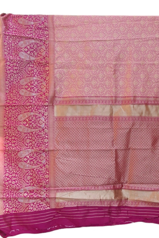 Pink Banarasi Saree