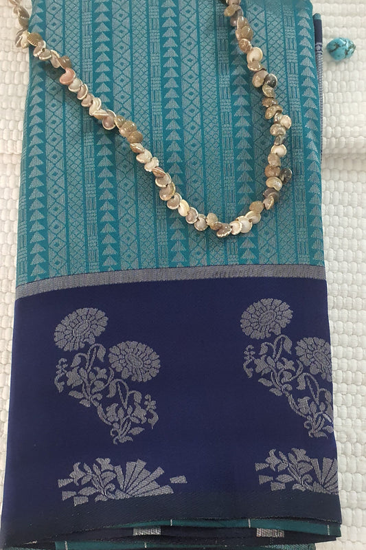 Spectrum Blue Strips Soft Silk