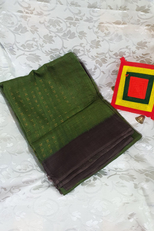 Olive Green Bamboo Silk 
