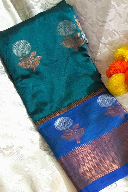 Green Blue Silk