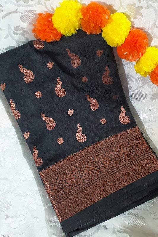 Black Soft Silk