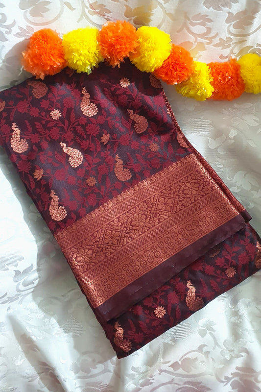 Maroon Soft Silk 