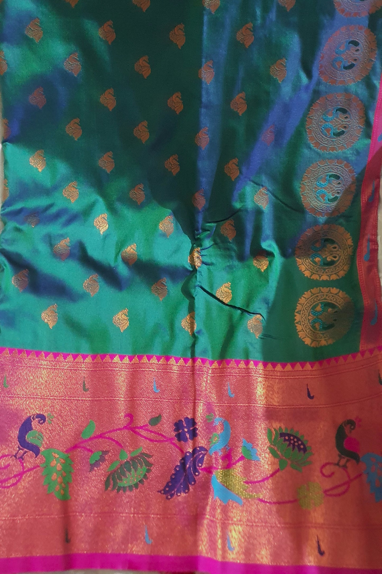  Morkanthi paithani blended silk 