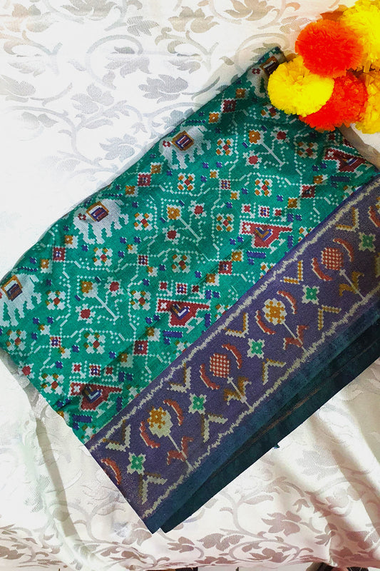 Green Semi Patola