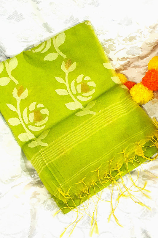 Green Muslin Silk