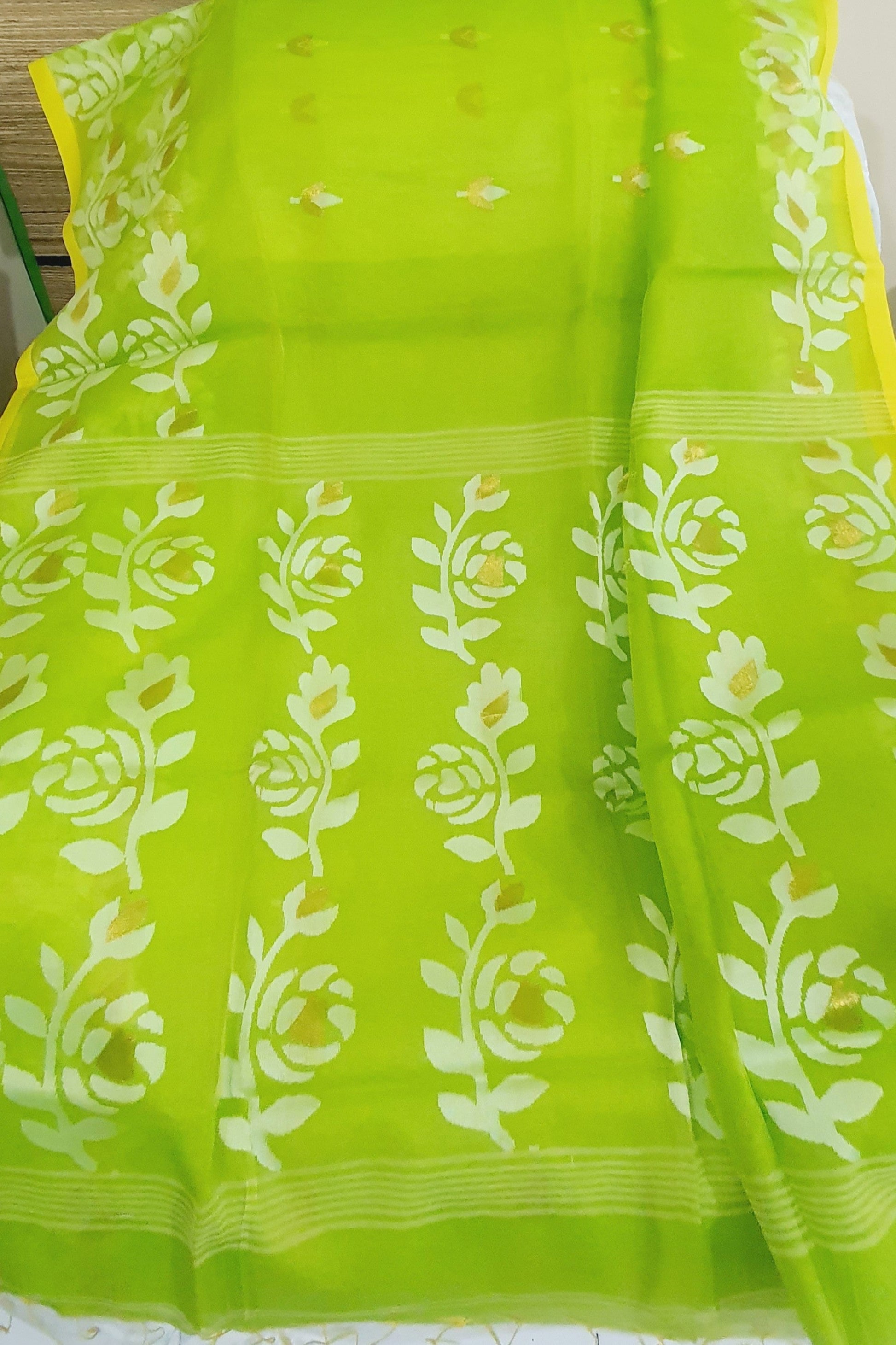 Green Muslin Silk