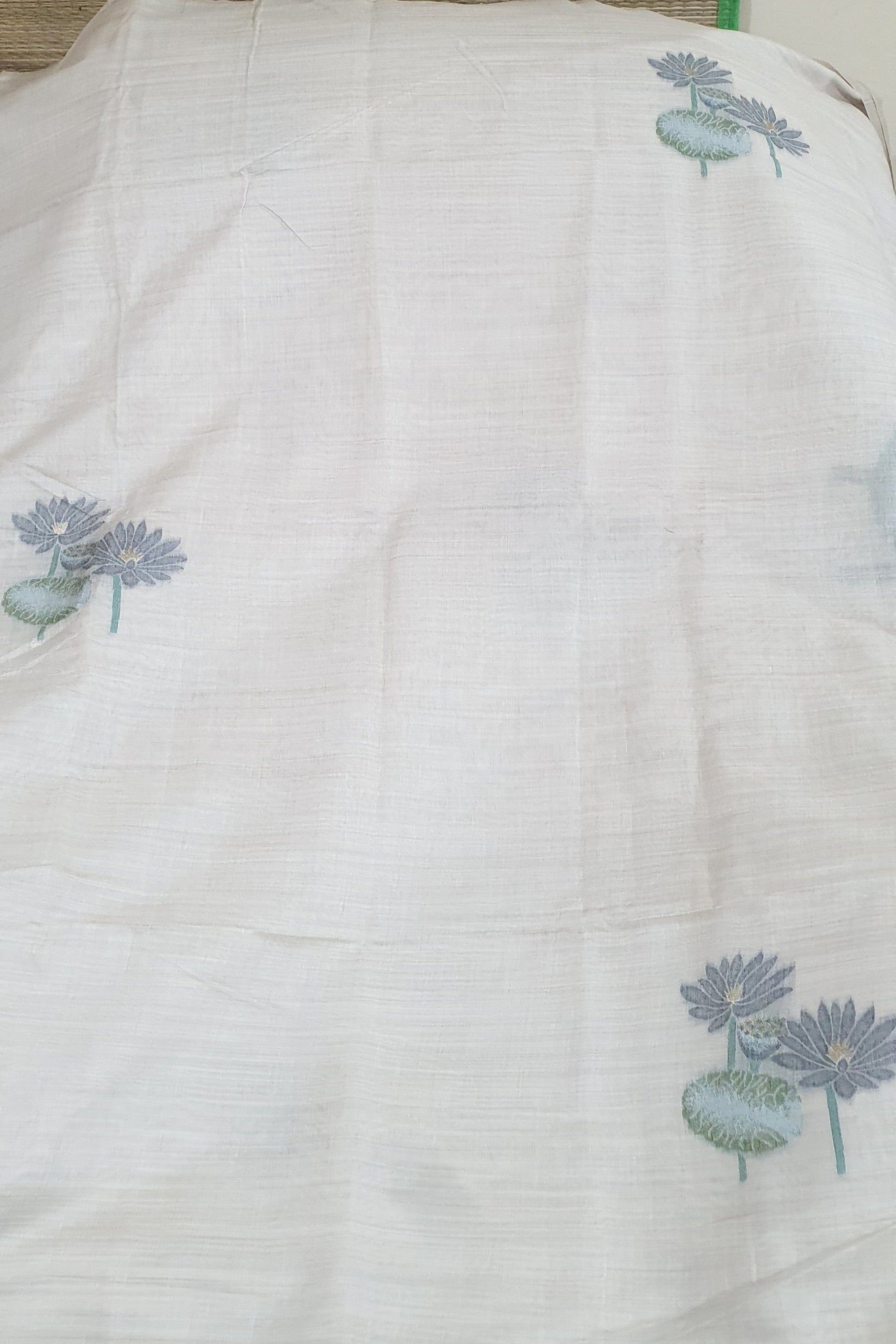 Gray Pure Muslin Silk